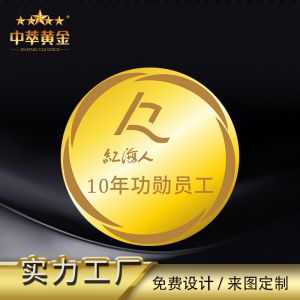 湖南紅海人紀念章10年功勛員工表彰